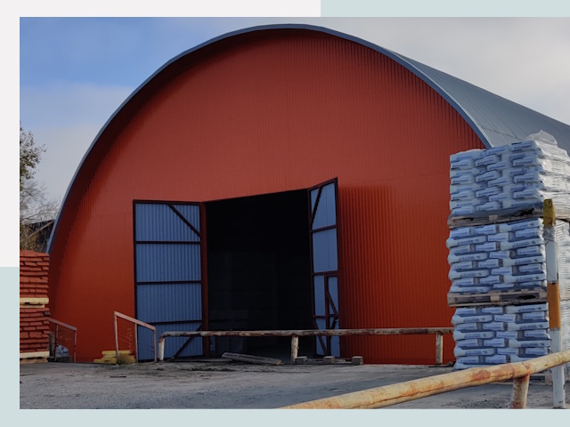 Полукруглые ангары по цене от 613 руб. в Железногорск