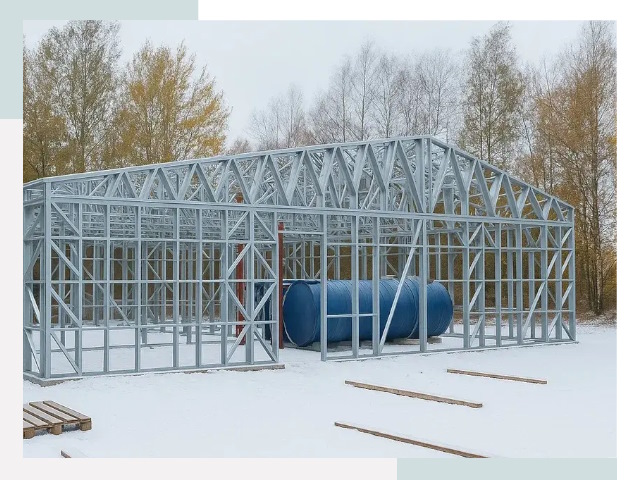 Металлические ангары в Железногорске