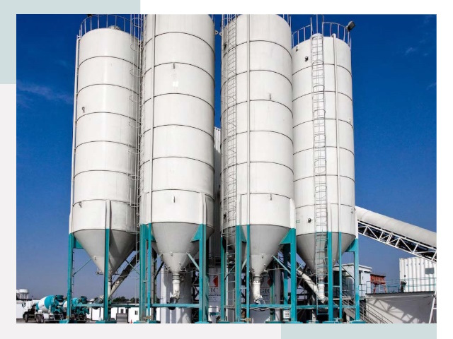 Строительство цементных силосов в Железногорске
