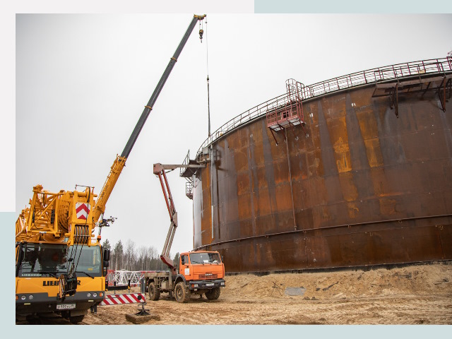 Монтаж резервуаров в Железногорске от 613 руб. за м³