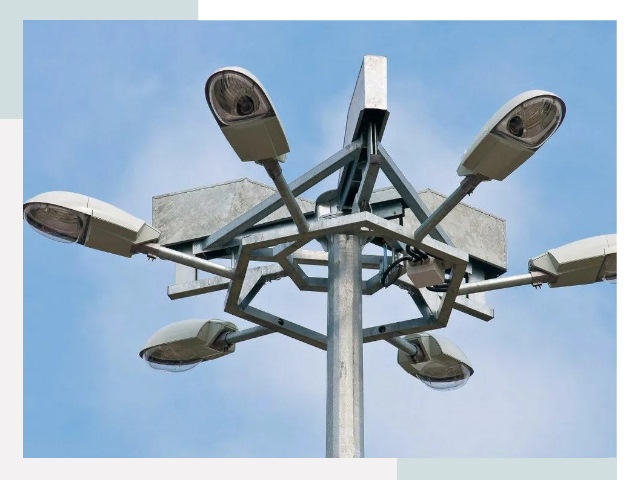 Монтаж осветительных мачт в Железногорске