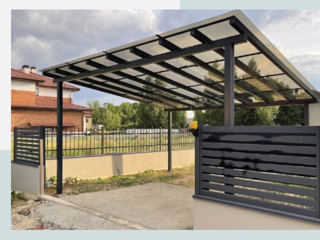 Металлические навесы в Железногорск от 613 руб. за м²